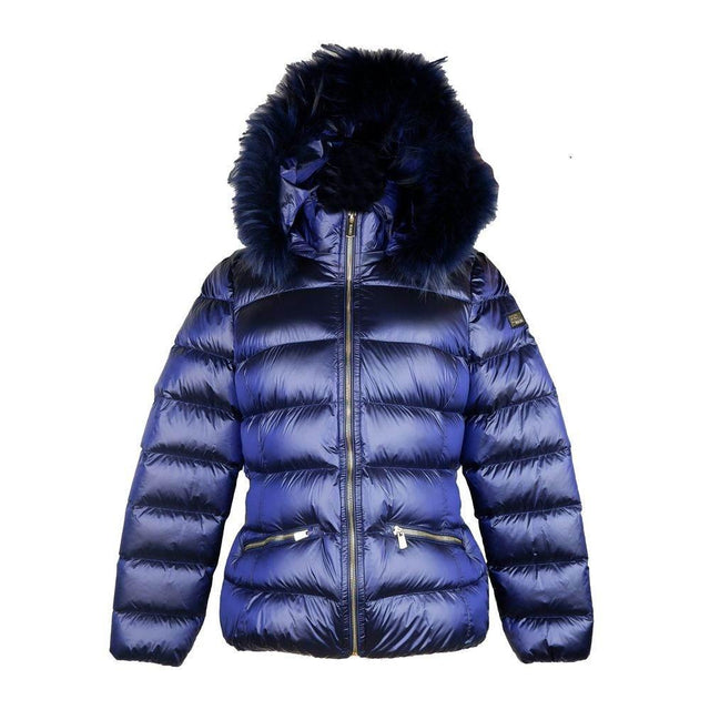 Chic Blue Yes Zee Jacket with Murmasky Fur - Hilstor