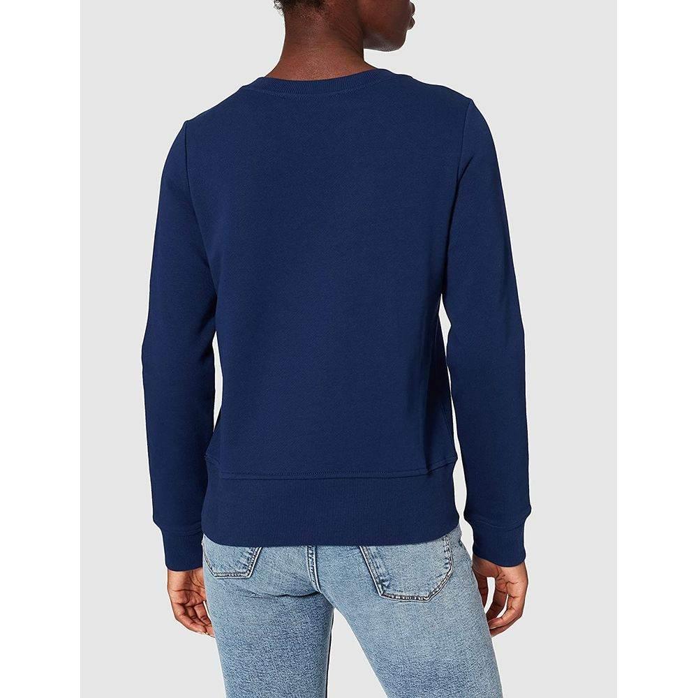Love Moschino Blue Cotton Women Sweater - Hilstor