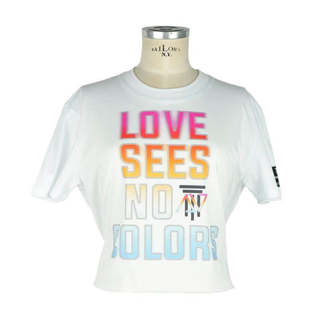 Diego Venturino White Cotton Women Top - Hilstor