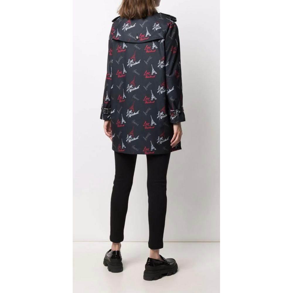 Love Moschino Black Polyester Women Coat - Hilstor