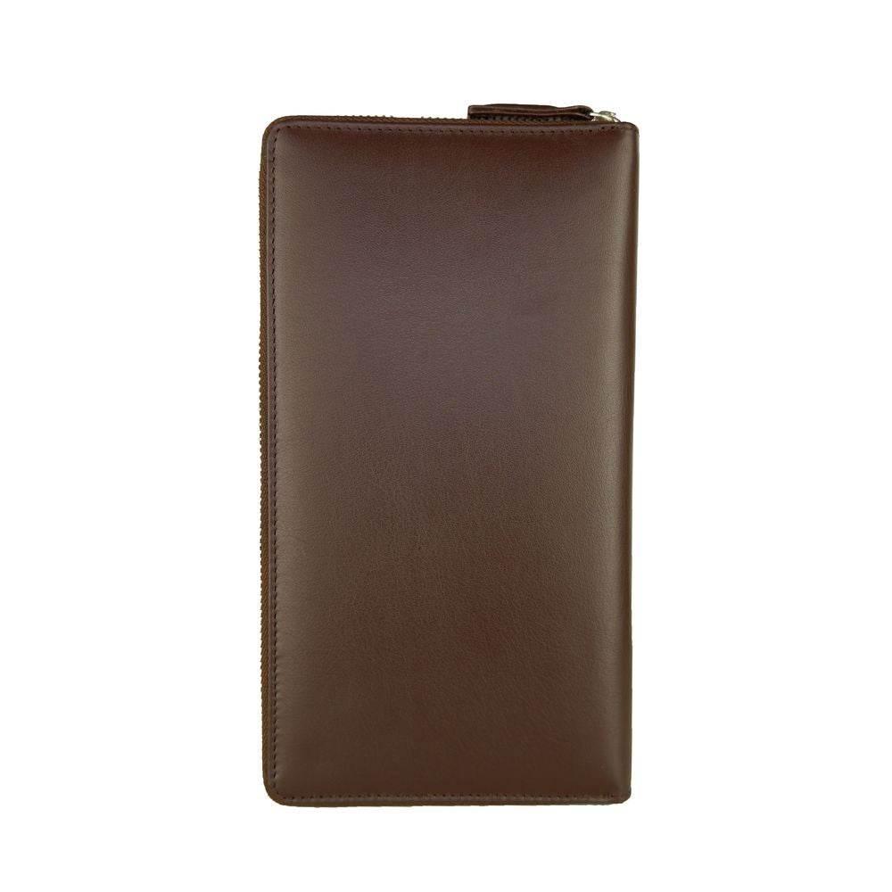 Cavalli Class Sophisticated Brown Leather Wallet - Hilstor