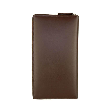Cavalli Class Sophisticated Brown Leather Wallet - Hilstor