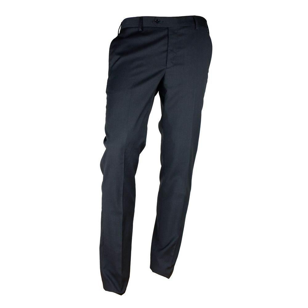 Made in Italy Black Wool Men Suit - Hilstor