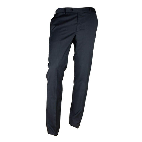 Made in Italy Black Wool Men Suit - Hilstor