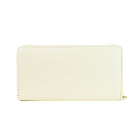 Cavalli Class White Calfskin Women Wallet - Hilstor