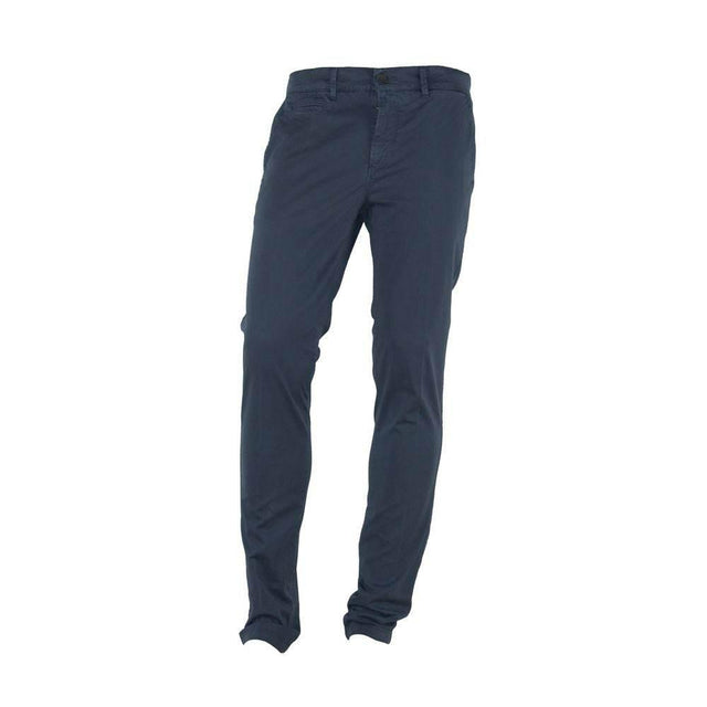 Made in Italy Blue Cotton Men Pant - Hilstor