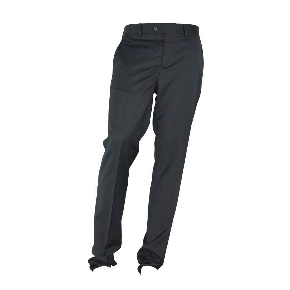 Made in Italy Gray Polyester Men Trouser - Hilstor