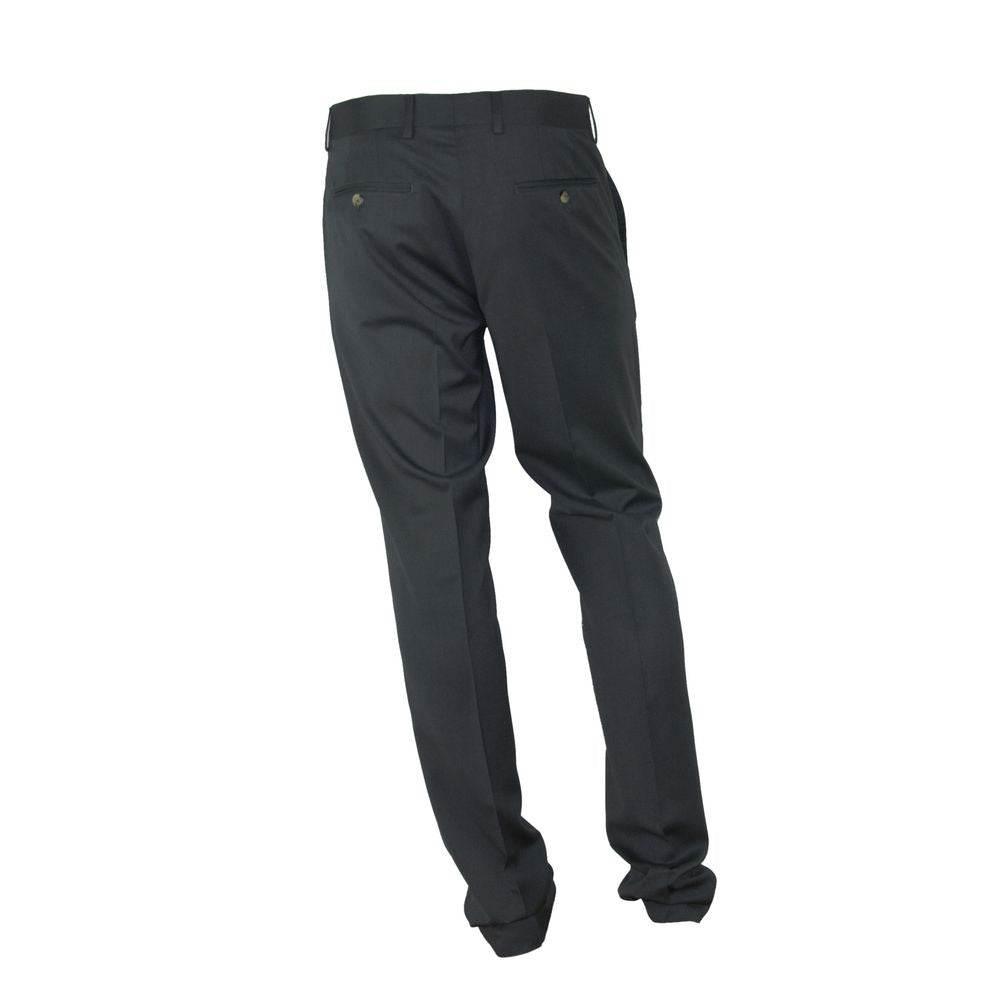 Made in Italy Gray Polyester Men Trouser - Hilstor