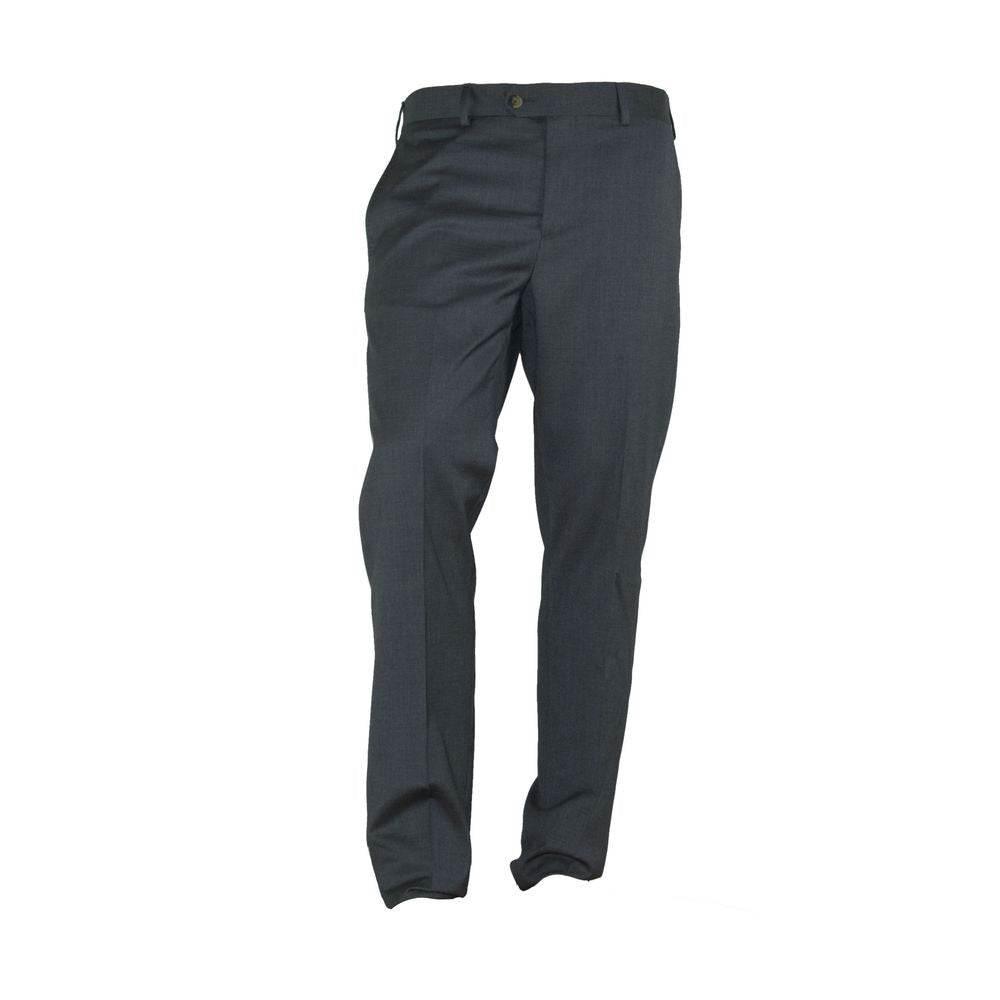 Made in Italy Gray Polyester Men Trousers - Hilstor