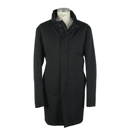 Made in Italy Black Wool Men's Jacket - Hilstor