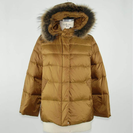 Emilio Romanelli Yellow Polyamide Women Coat - Hilstor