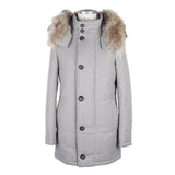 Made in Italy Italian Wool-Cashmere Blend Gray Jacket - Hilstor