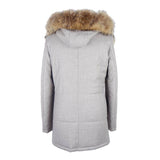 Made in Italy Italian Wool-Cashmere Blend Gray Jacket - Hilstor