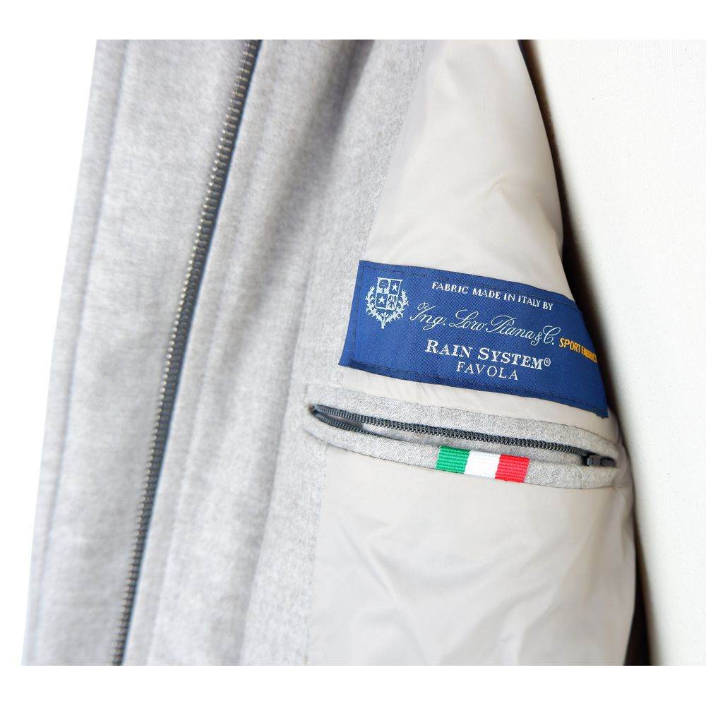 Made in Italy Italian Wool-Cashmere Blend Gray Jacket - Hilstor