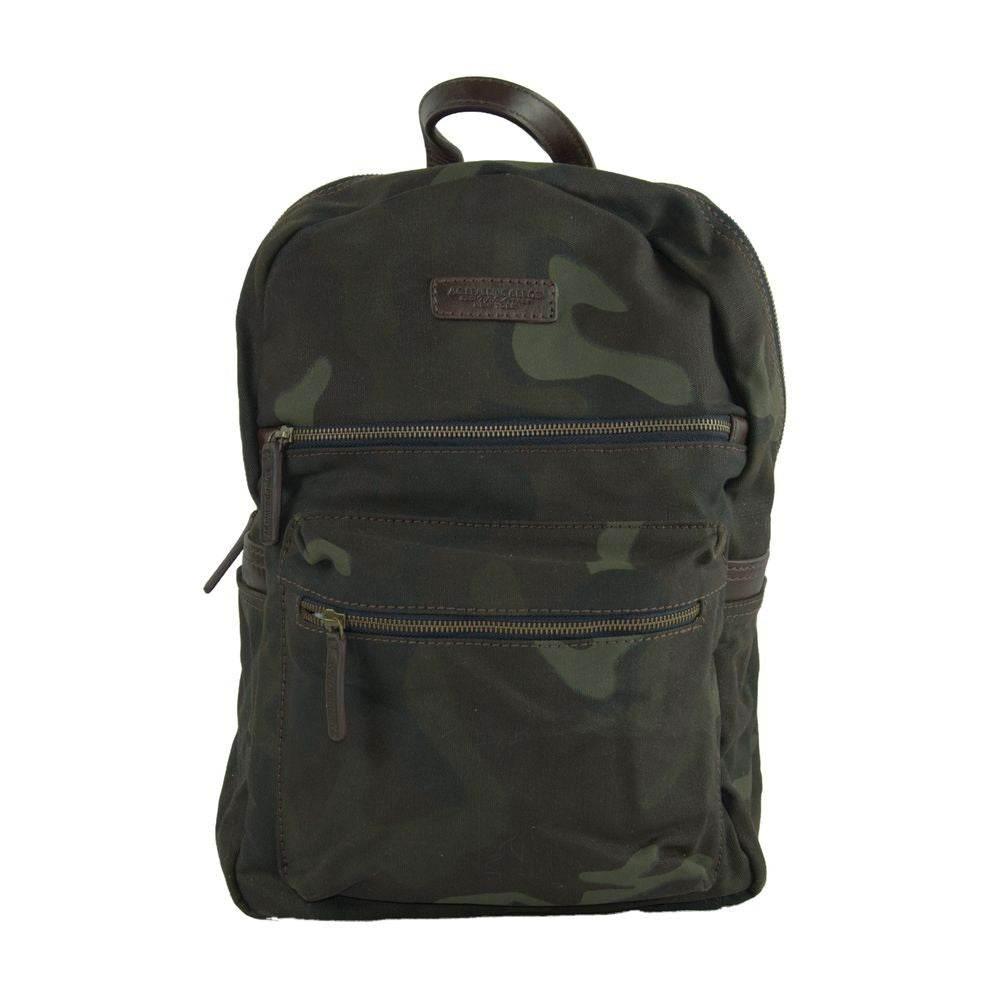 A.G. Spalding & Bros Green Cotton Men Backpack - Hilstor