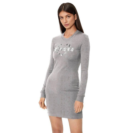 Love Moschino Brown Cotton Women Dress - Hilstor