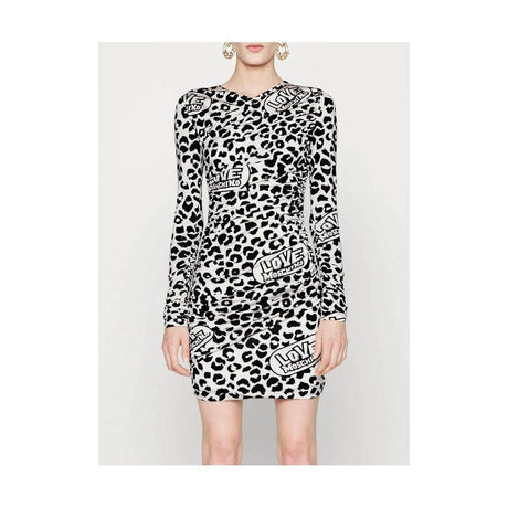 Love Moschino White Viscose Women Dress - Hilstor