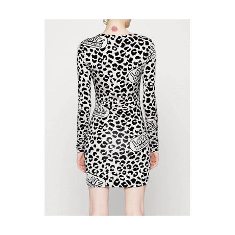 Love Moschino White Viscose Women Dress - Hilstor