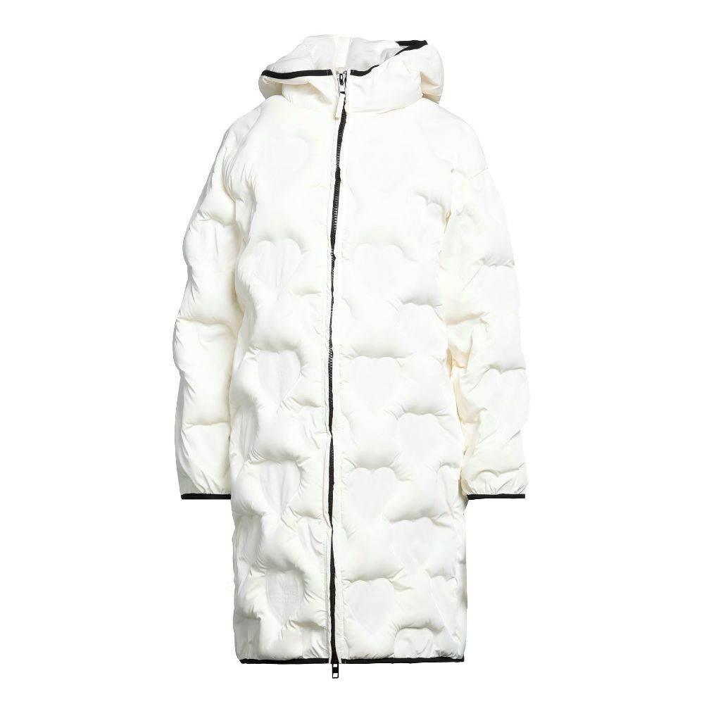 Love Moschino Chic Quilted Heart Long Down Jacket - Hilstor