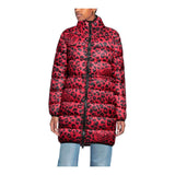 Love Moschino Chic Leopard Print Long Down Jacket - Hilstor