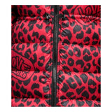 Love Moschino Chic Leopard Print Long Down Jacket - Hilstor