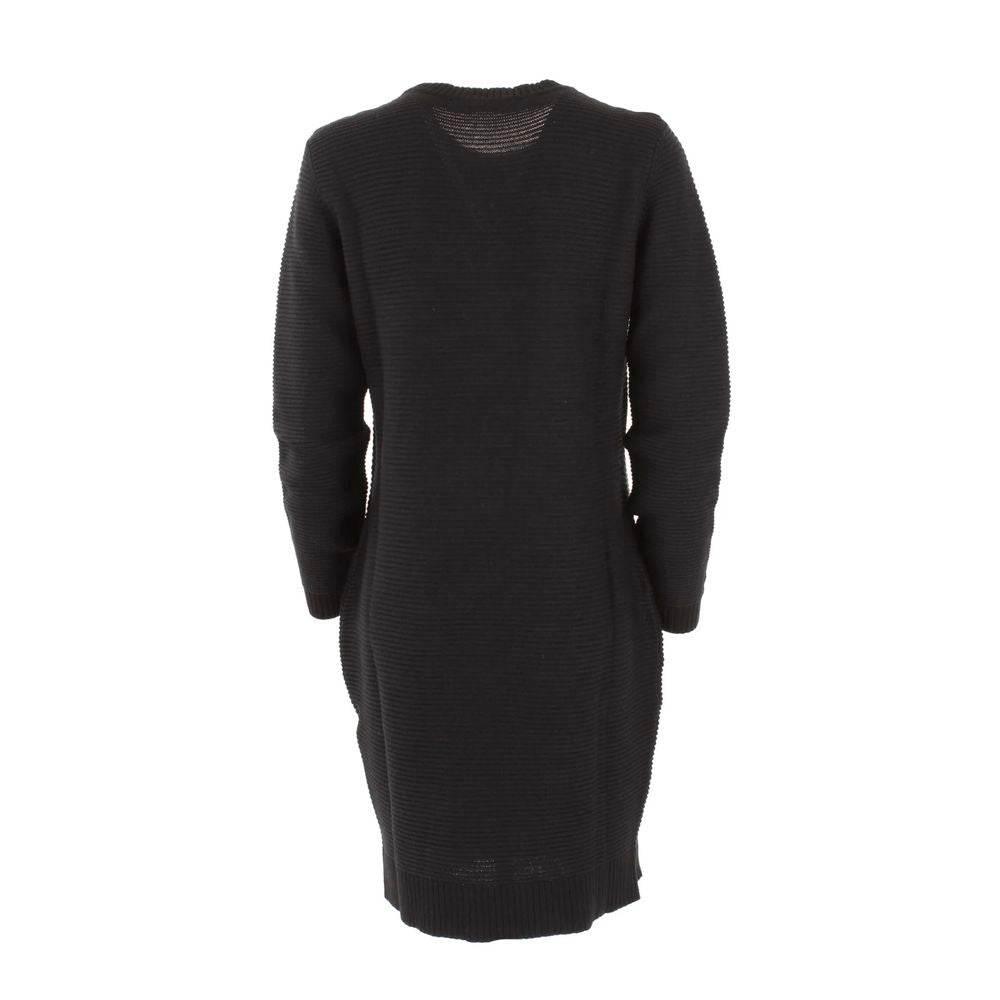 Love Moschino Chic Heart Pattern Knit Wool-Blend Dress - Hilstor