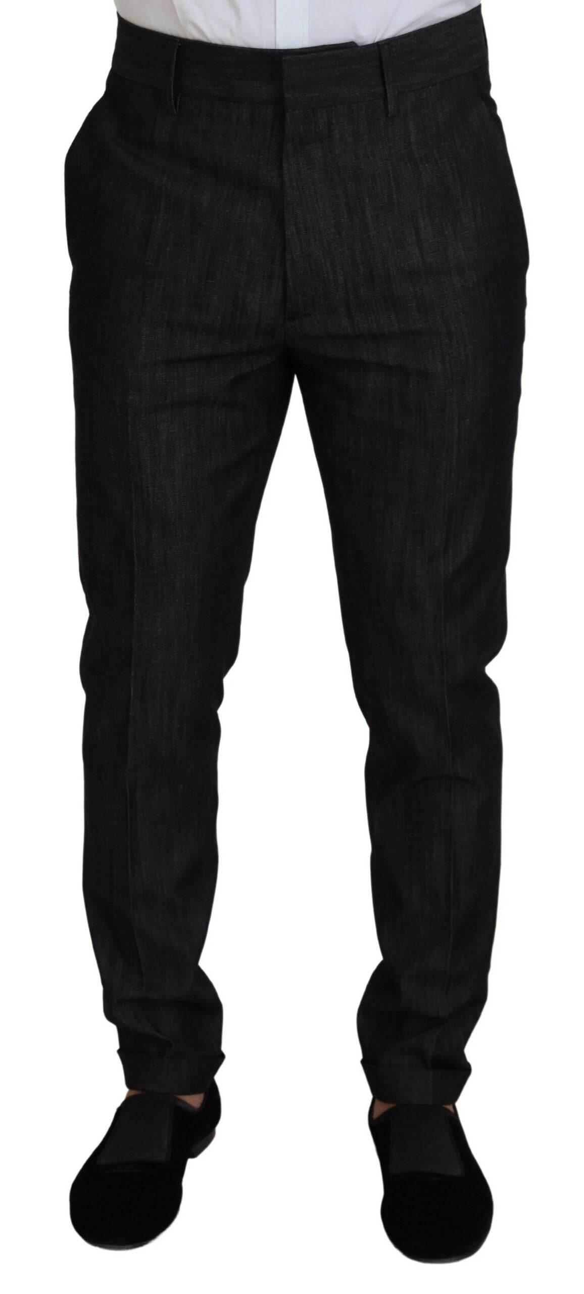 Dsquared² Black Cotton Single Breasted 2 Piece MIAMI Suit - Hilstor