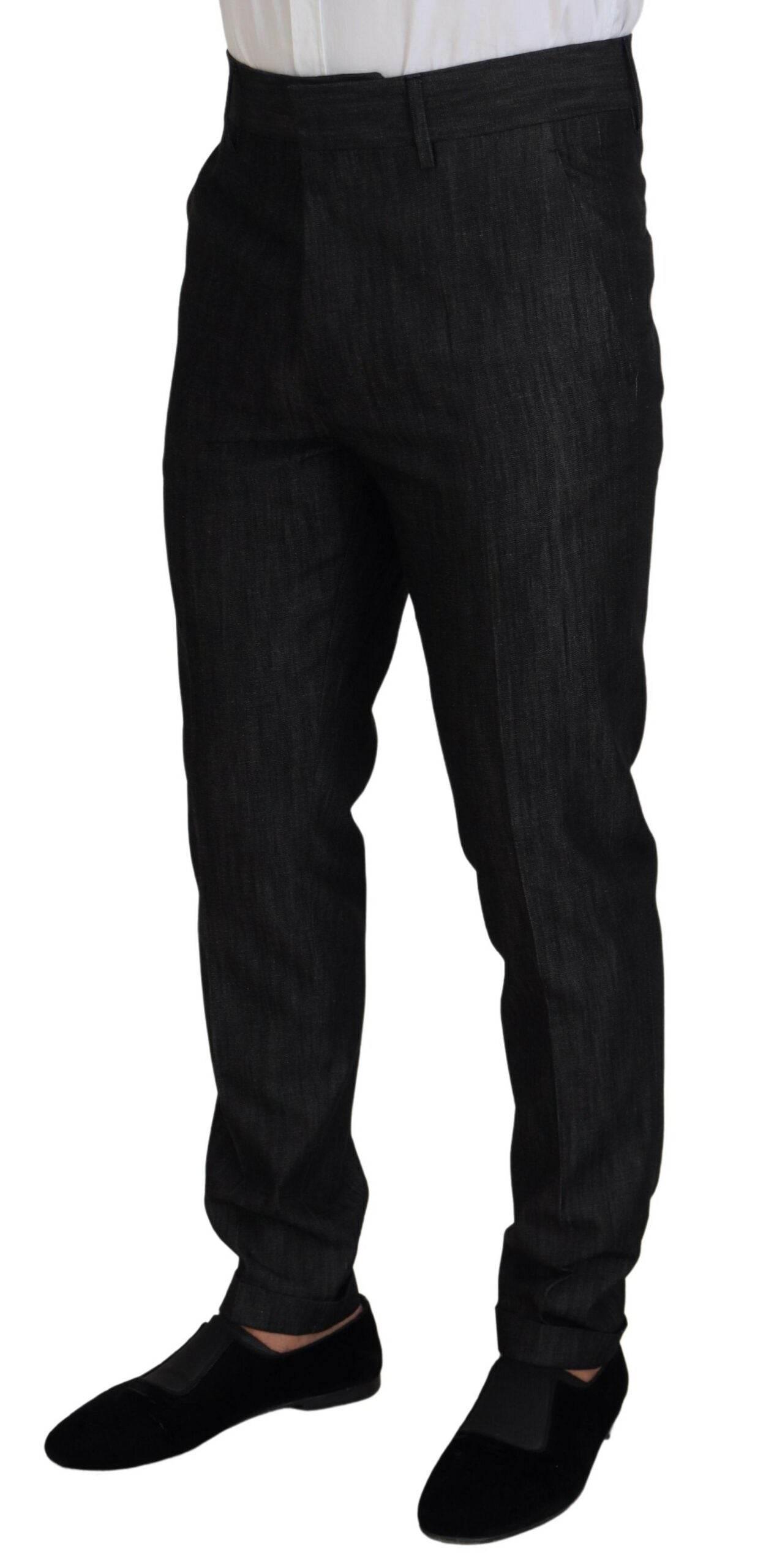 Dsquared² Black Cotton Single Breasted 2 Piece MIAMI Suit - Hilstor