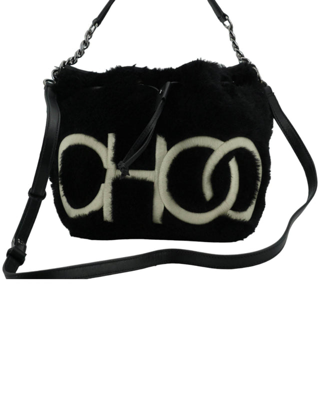 Jimmy Choo Black Leather Top Handle and Shoulder Bag - Hilstor