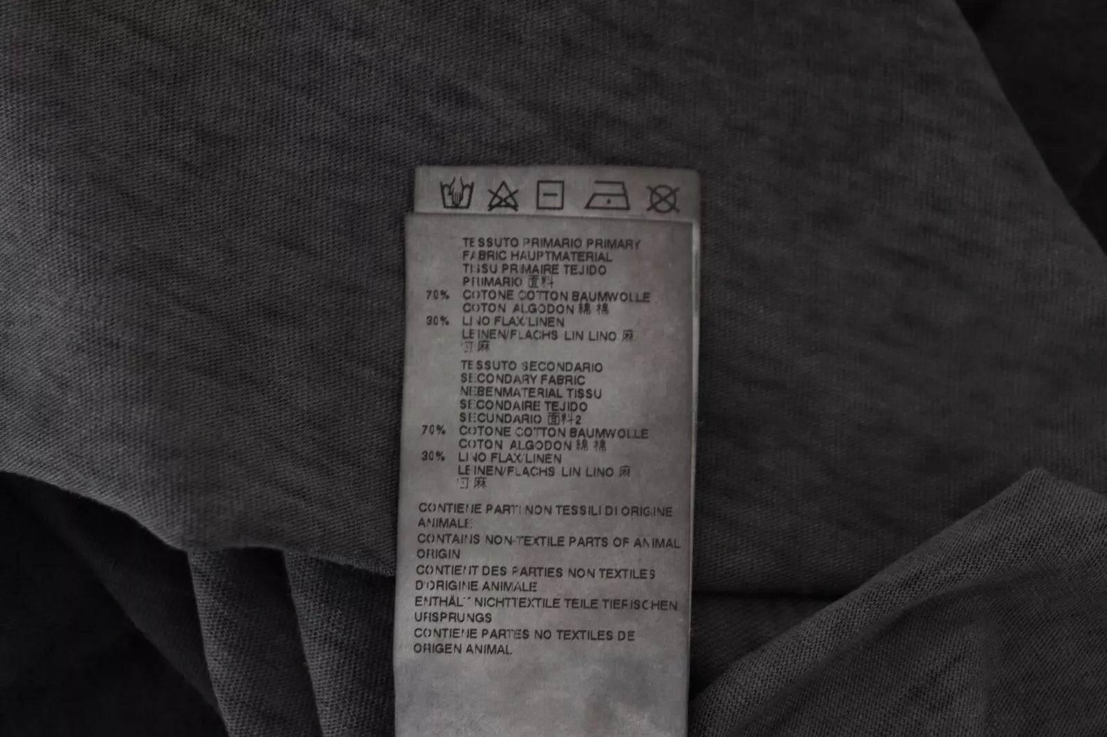 Dsquared² Black Cotton Linen Long Sleeves Pullover Sweater - Hilstor