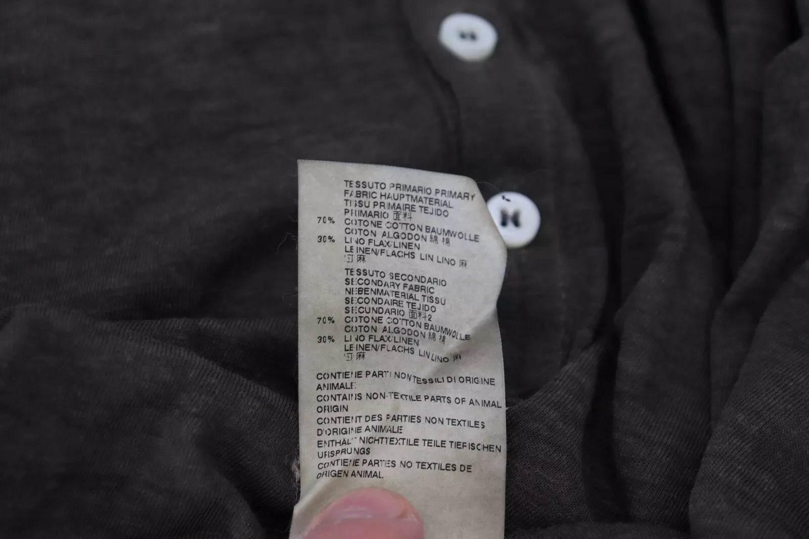 Dsquared² Gray Cotton Linen Long Sleeves Pullover Sweater - Hilstor