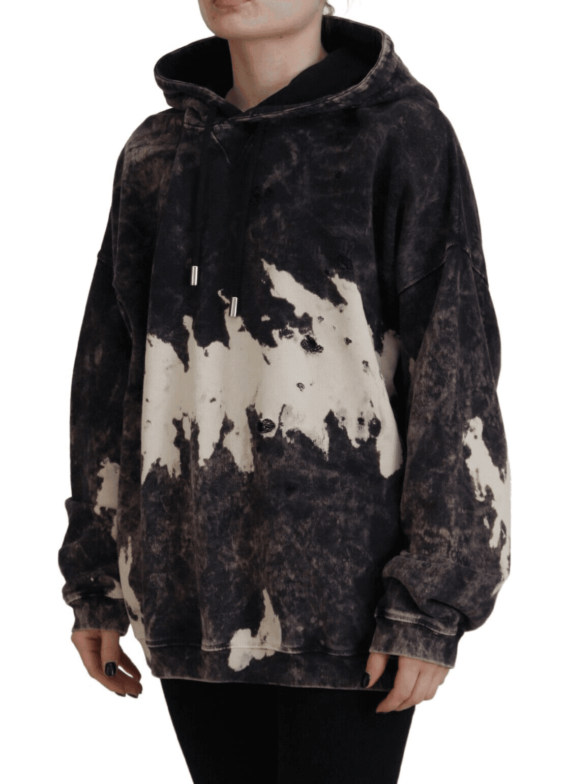Dsquared² Multicolor Dye Cotton Hoodie Sweatshirt Sweater - Hilstor