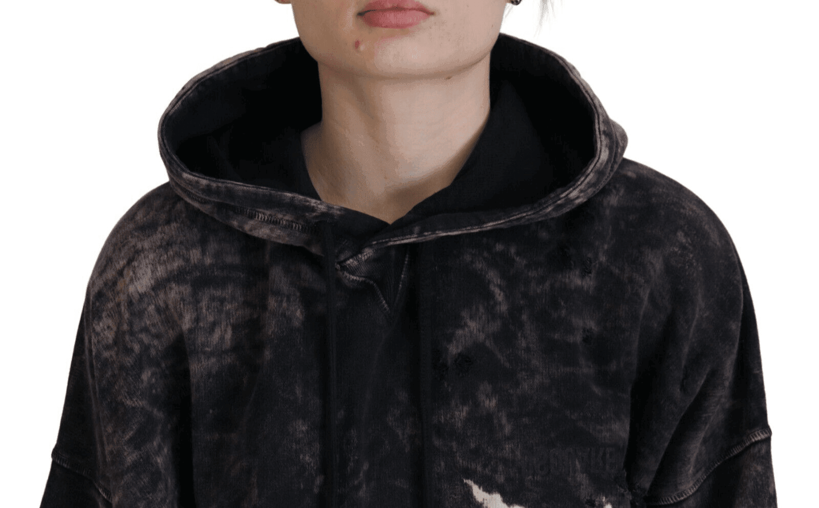 Dsquared² Multicolor Dye Cotton Hoodie Sweatshirt Sweater - Hilstor