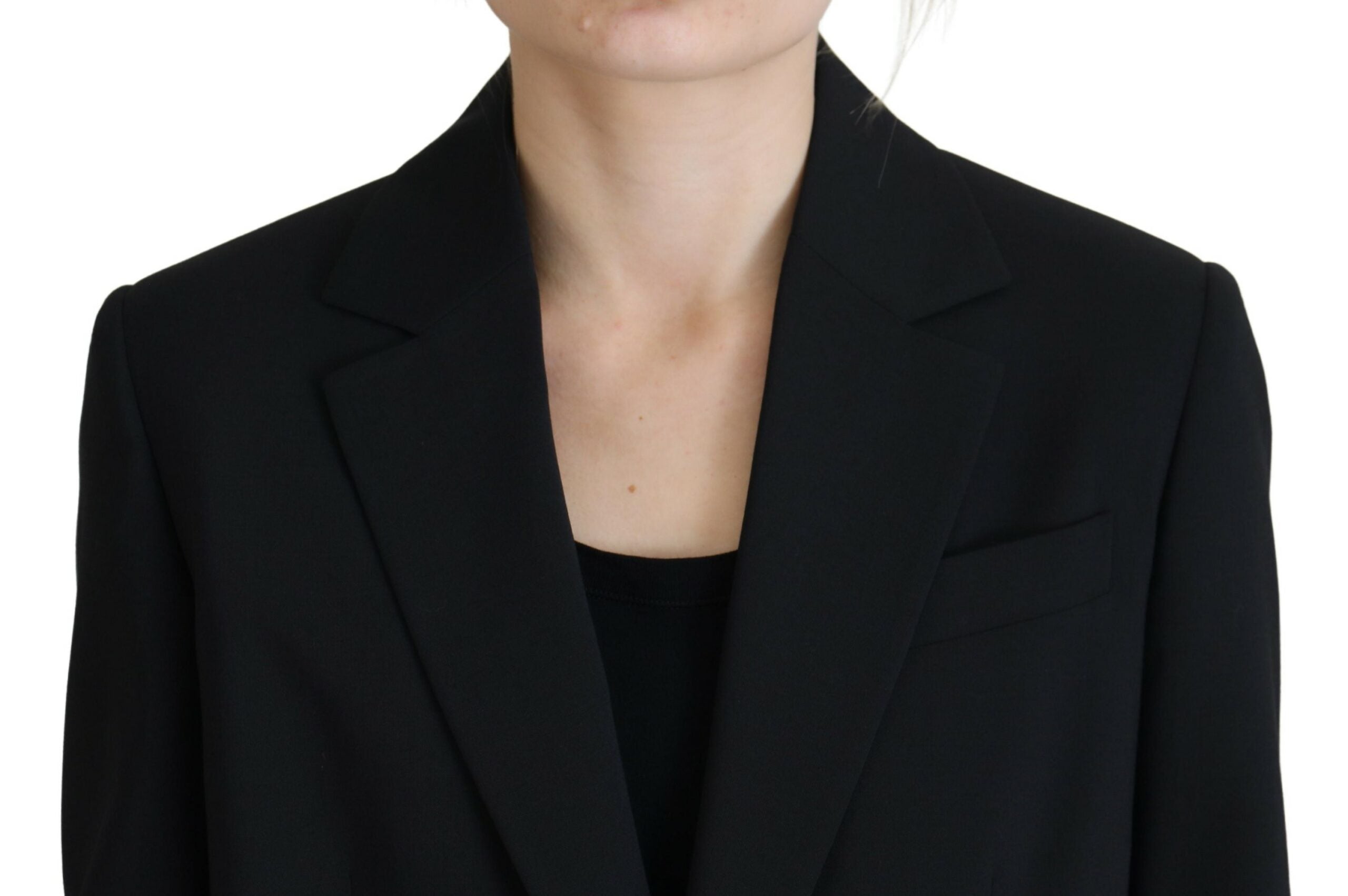 Dsquared² Black Flower Single Breasted Blazer
