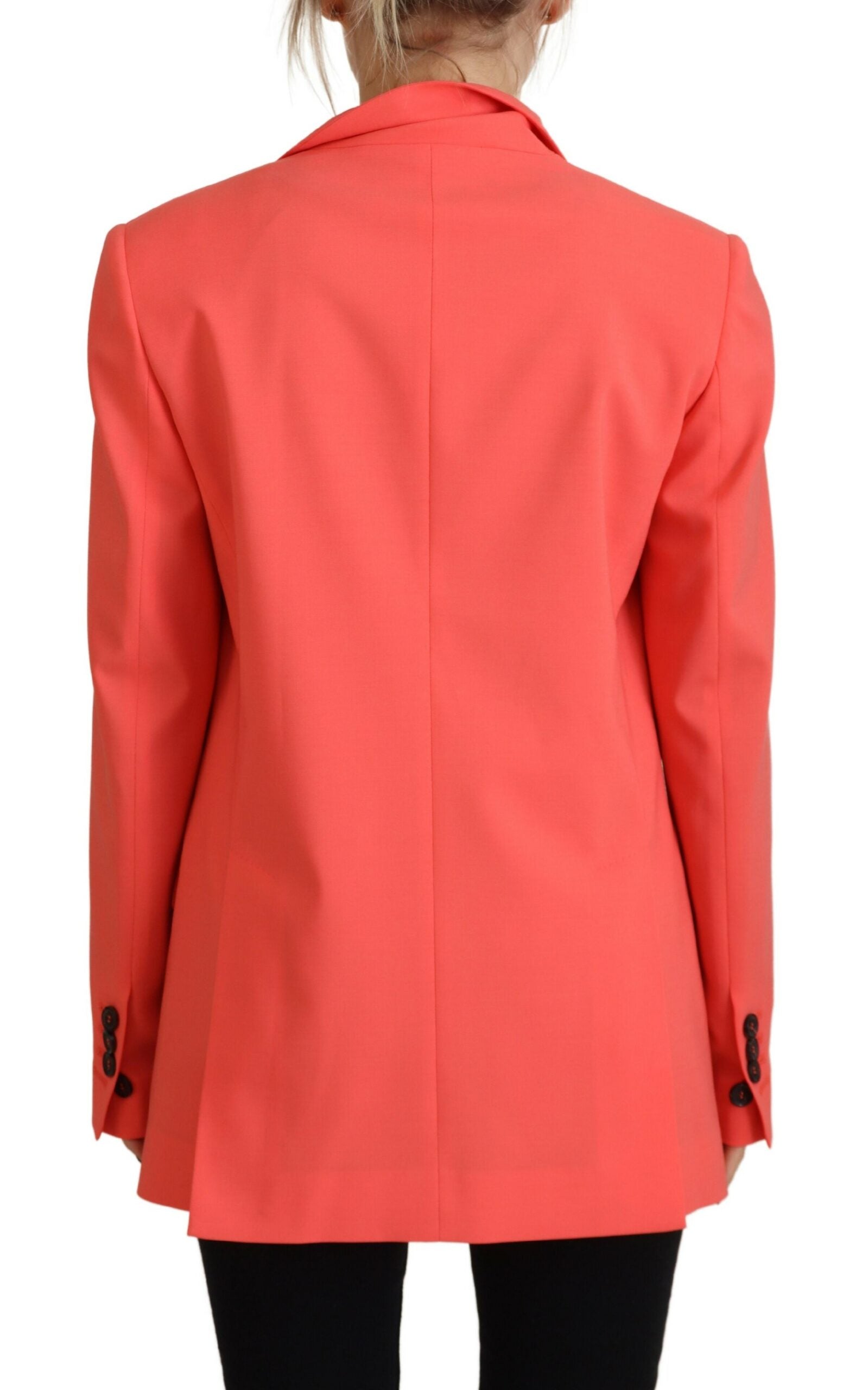Dsquared² Pink dobbeltradet blazerjakke