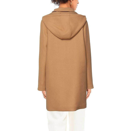 Love Moschino Brown Wool Women Coat - Hilstor