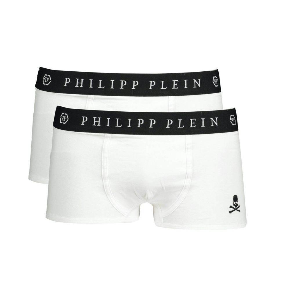 Philipp Plein White Cotton Men's Boxer - Hilstor