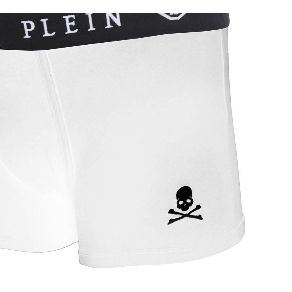 Philipp Plein White Cotton Men's Boxer - Hilstor