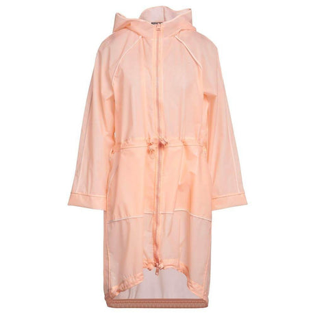 Elisabetta Franchi Powder Pink Long Waterproof Jacket - Hilstor