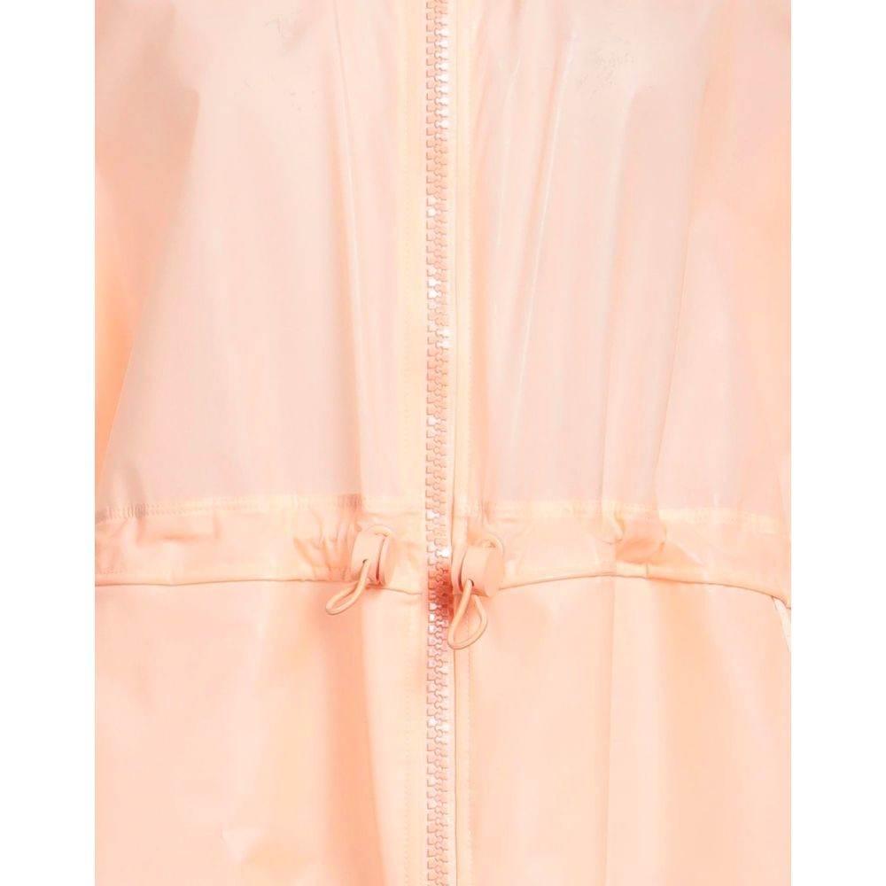 Elisabetta Franchi Powder Pink Long Waterproof Jacket - Hilstor