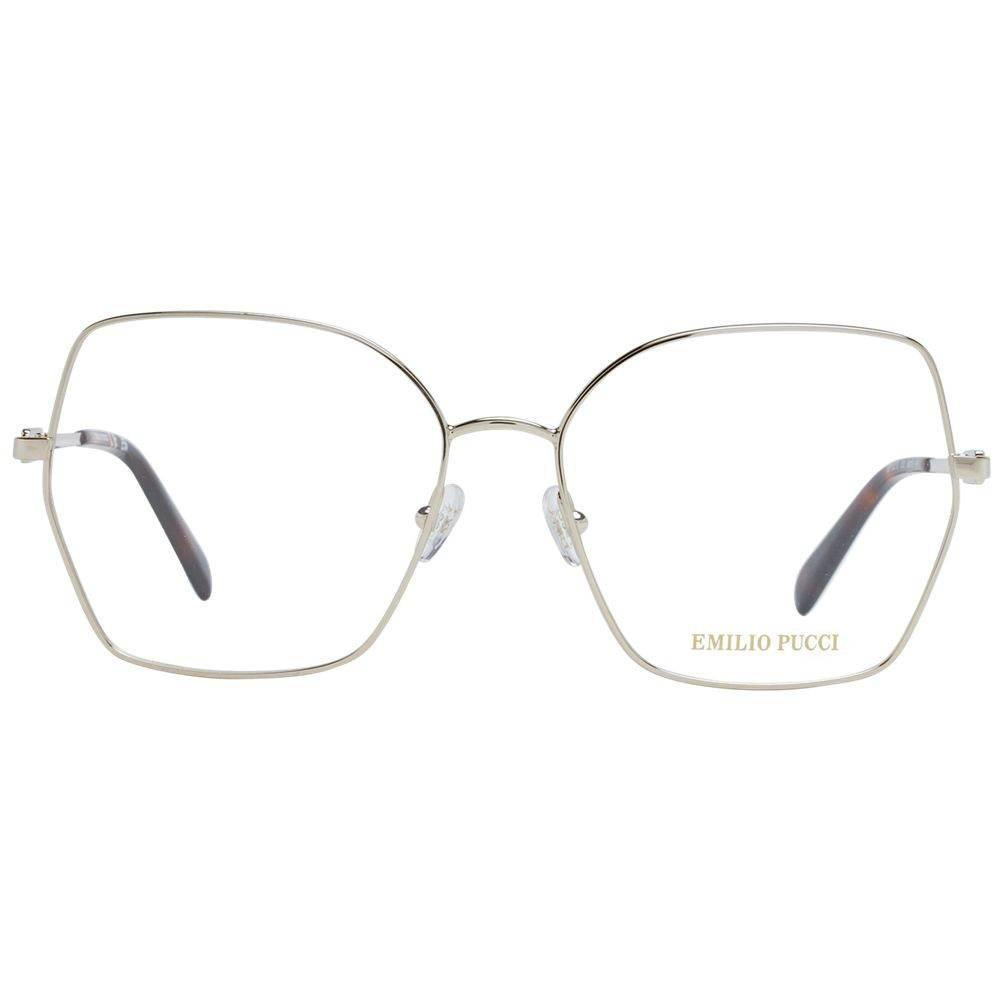 Emilio Pucci Gold Women Glasses Frame - Hilstor