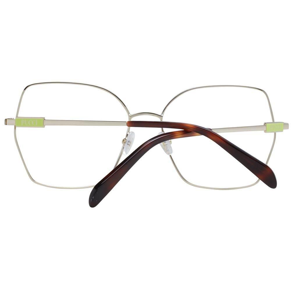 Emilio Pucci Gold Women Glasses Frame - Hilstor