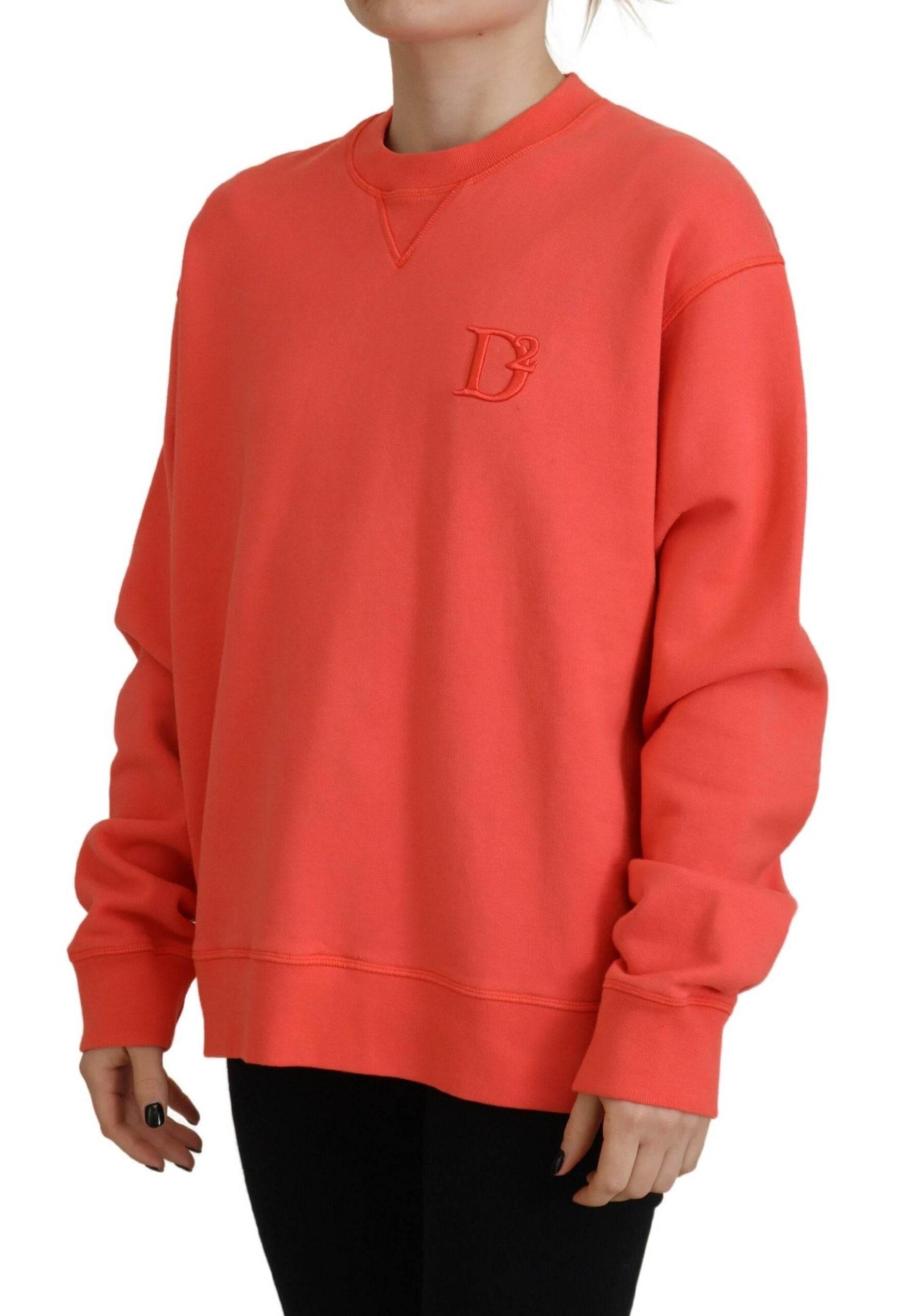 Dsquared² Pink Logo Embroidery Women Long Sleeve Sweater - Hilstor