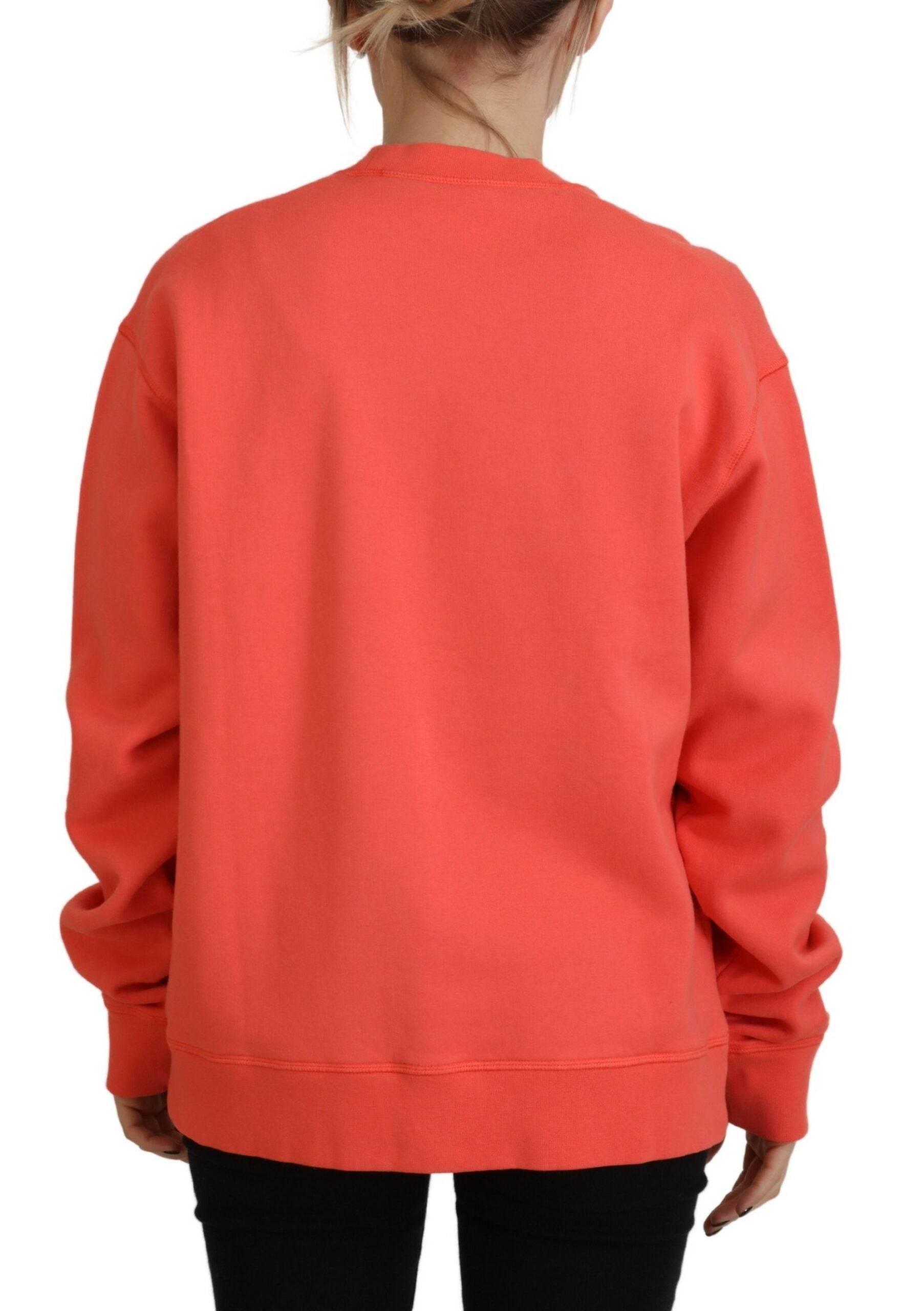 Dsquared² Pink Logo Embroidery Women Long Sleeve Sweater - Hilstor