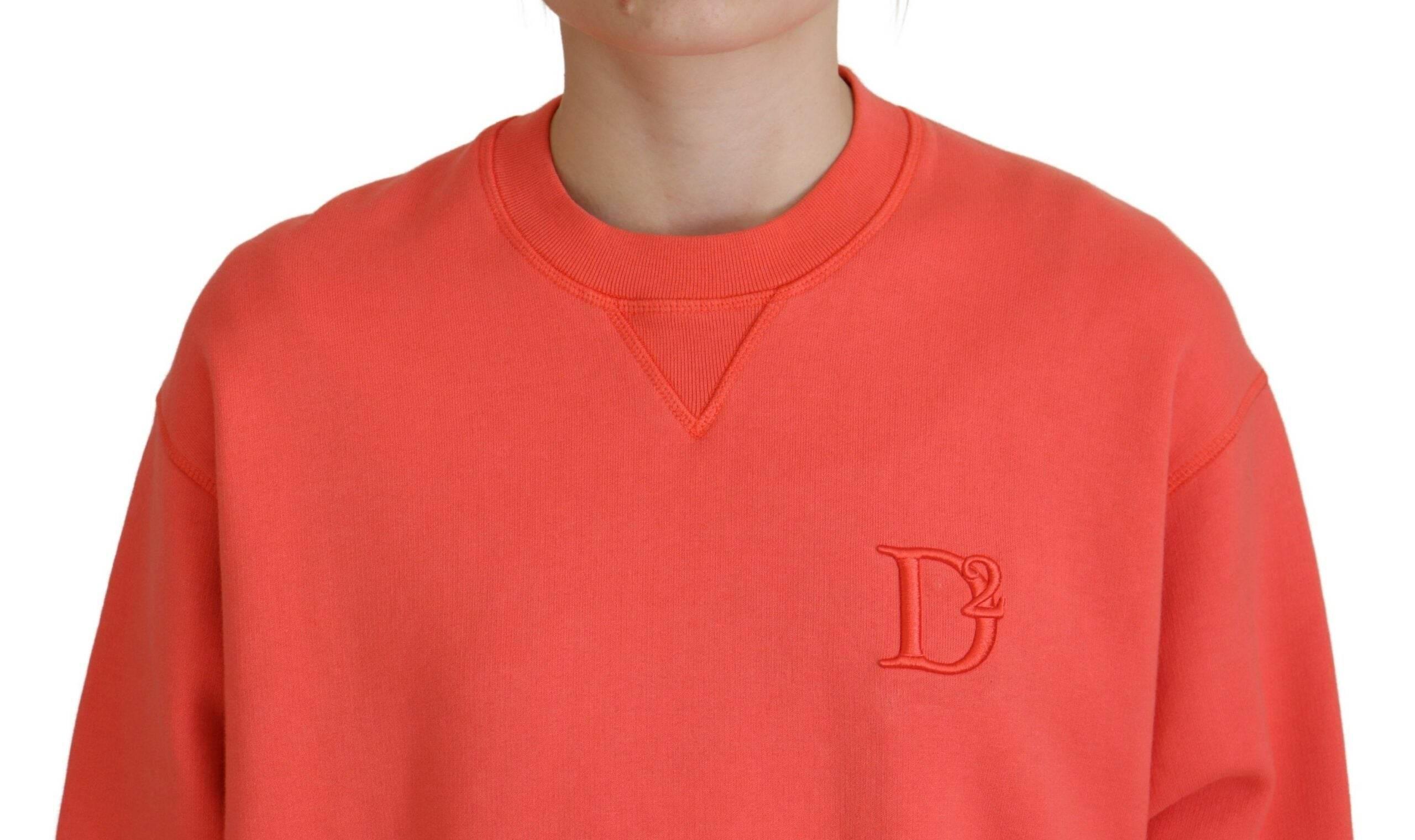 Dsquared² Pink Logo Embroidery Women Long Sleeve Sweater - Hilstor