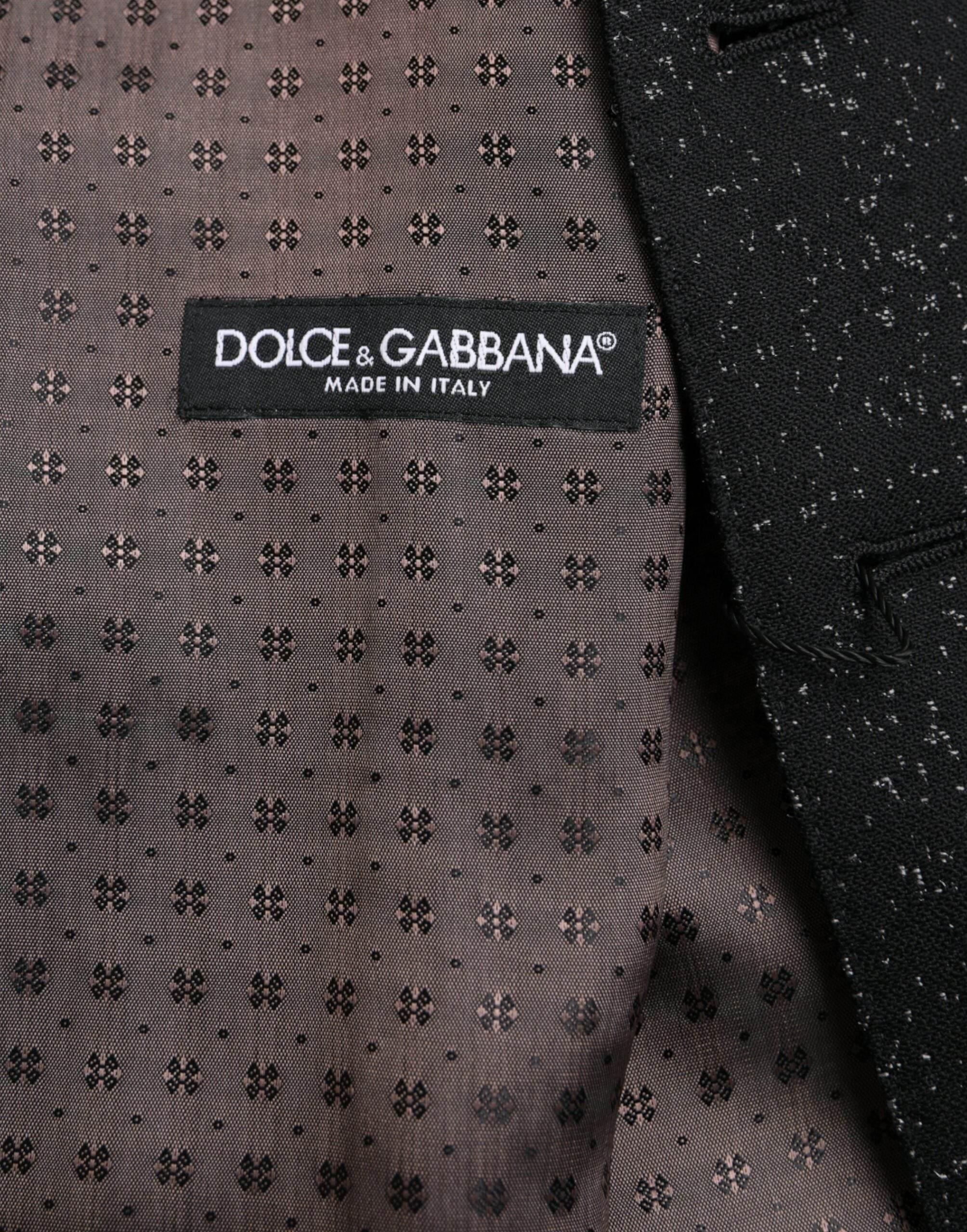 Dolce & Gabbana Black Brown Silk Waistcoat Dress Formal Vest - Hilstor