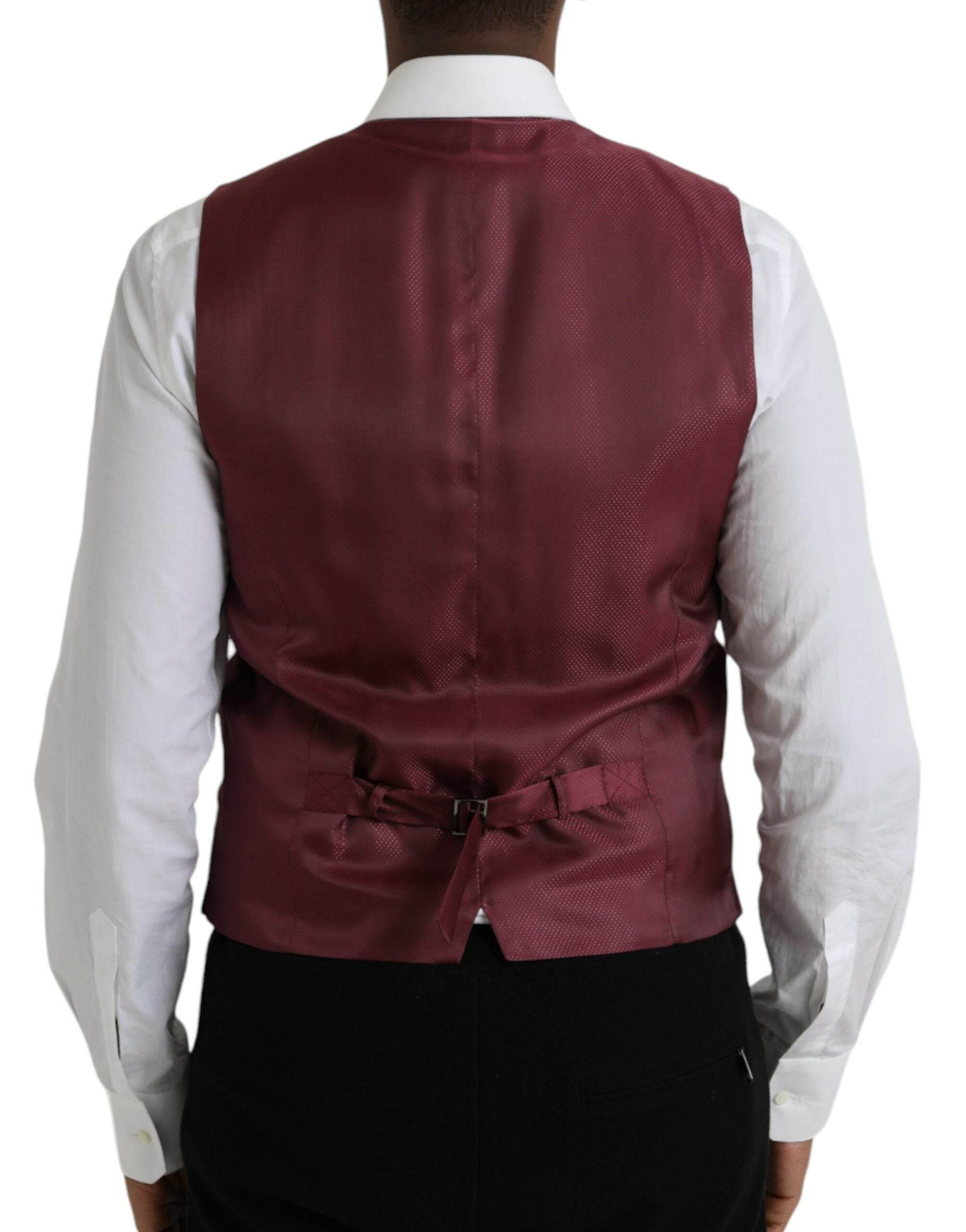 Dolce & Gabbana Multicolor Galaxy Silk Waistcoat Formal Vest - Hilstor