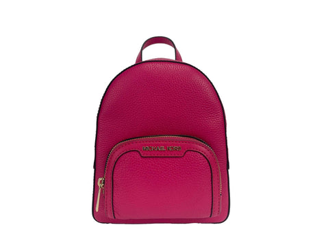 Michael Kors Jaycee Mini XS Pebbled Leather Zip Pocket Backpack Bag - Hilstor