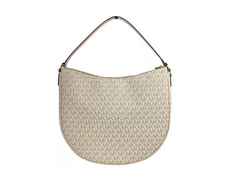 Michael Kors Large Dover Half Moon Crossbody Bag Purse Powder Blush Multi - Hilstor