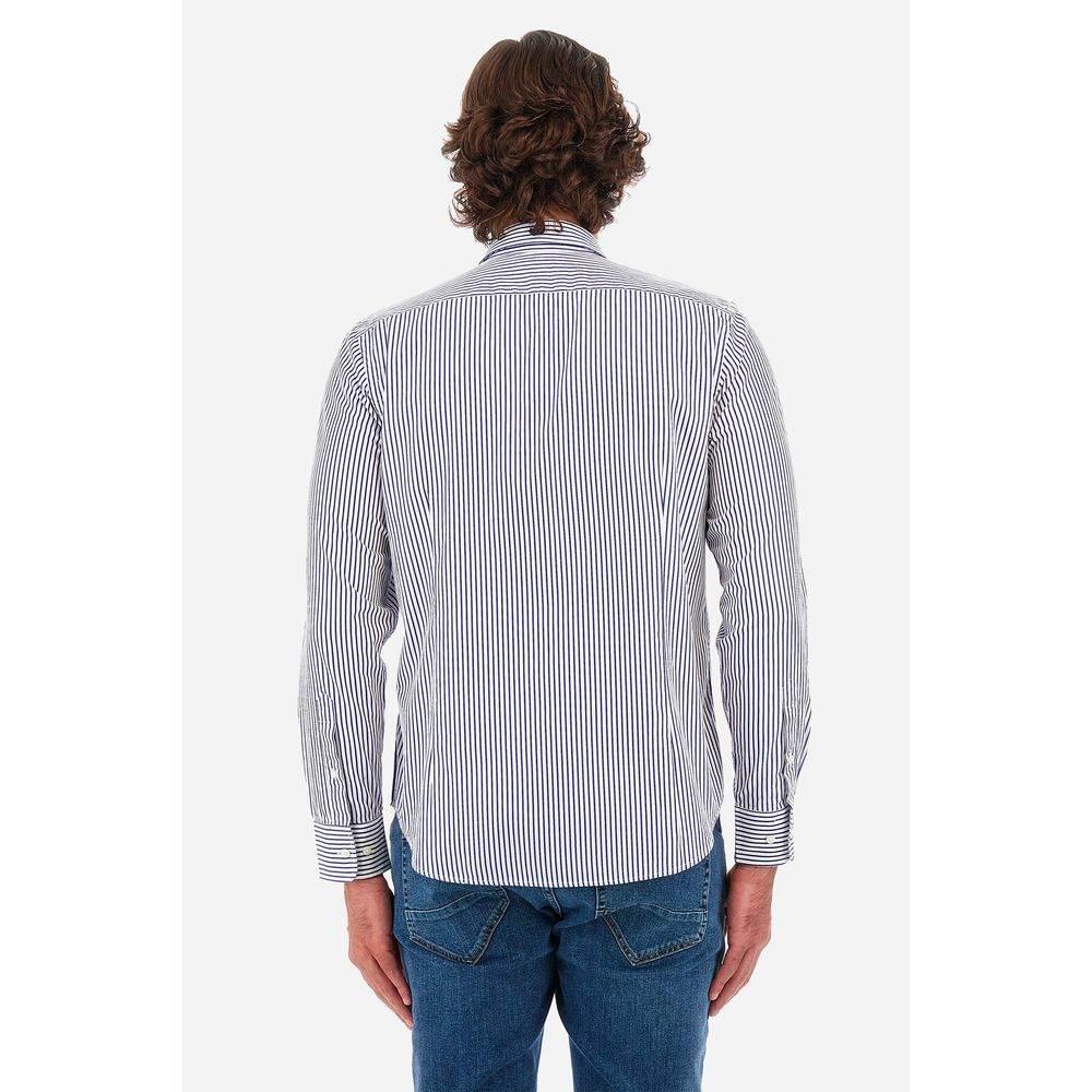 La Martina White Cotton Shirt - Hilstor